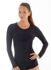 Comfort Wool женская футболка длинный рукав черная